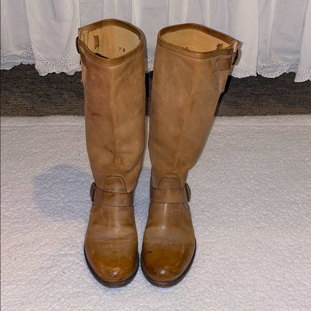 Ariat Barbury Riding Boot Size 7B Light Brown - Picture 2 of 6